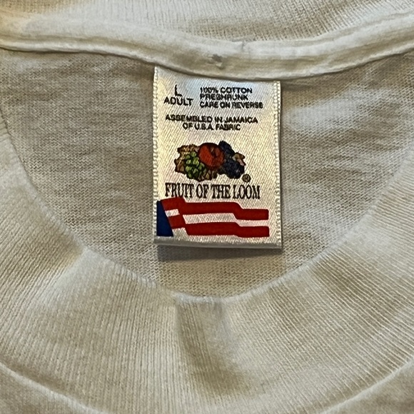Vintage Rare 1992 Kim Zmeskal Gymnast Fruit of the Loom Single Stitch Size L - Picture 3 of 4